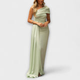 Bellamy - Elegante vestido maxi de un solo hombro