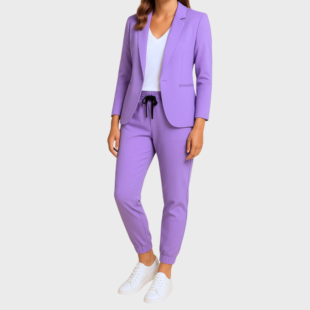 Klara | Cómodo conjunto de blazer y pantalón