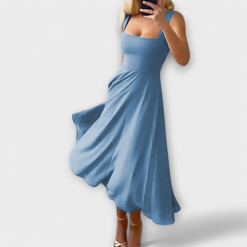 Vestido Elegante Sin Mangas