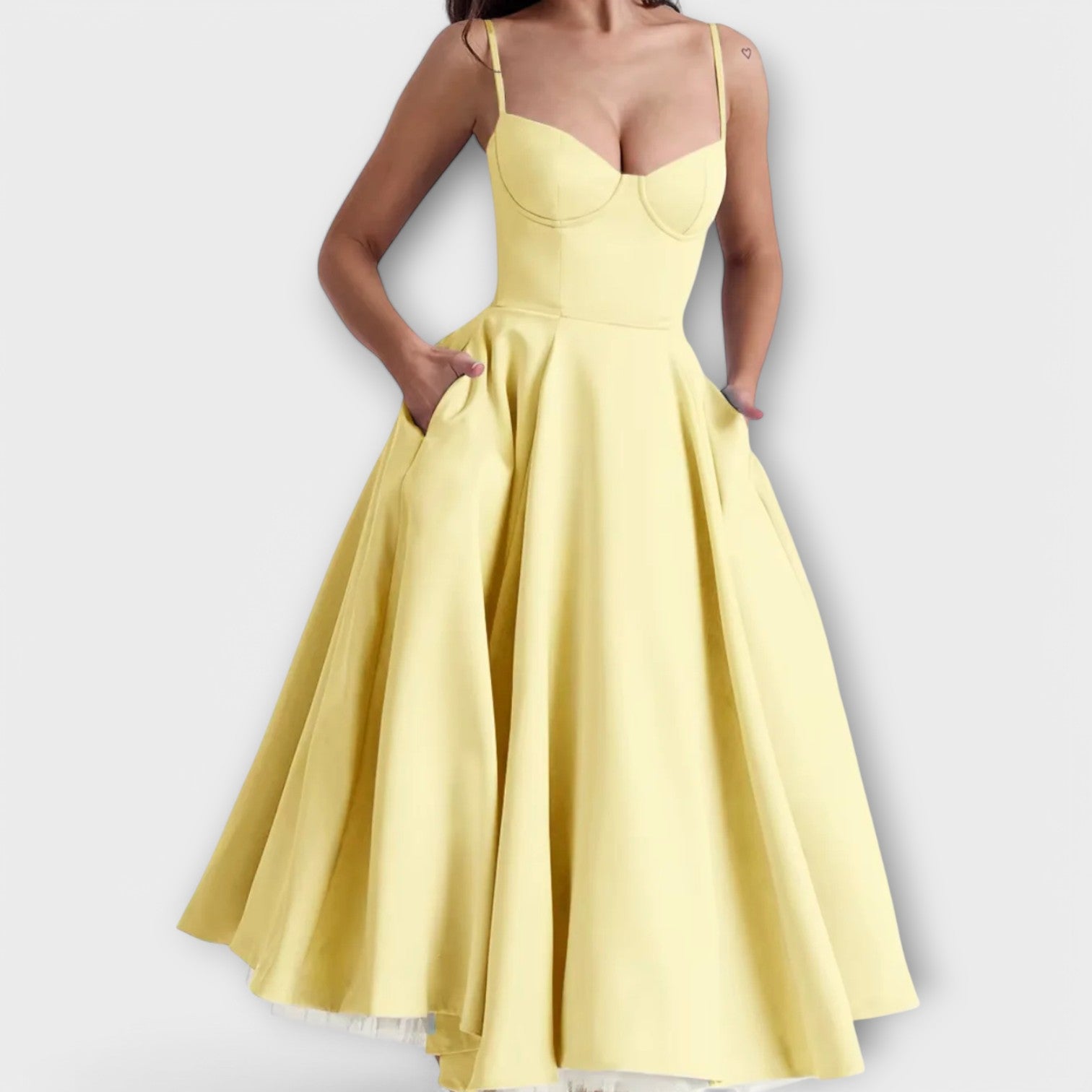 Mélie - Vestido ligero de verano con detalle de corsé