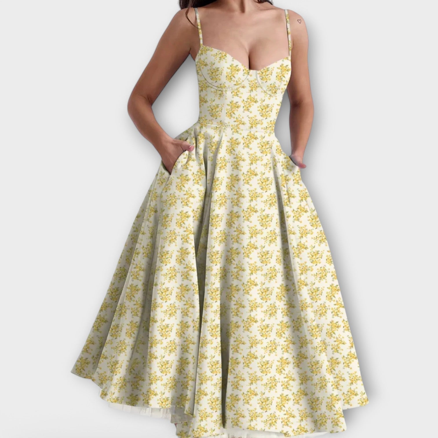 Mélie - Vestido ligero de verano con detalle de corsé
