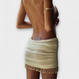 Kylie - Minivestido de tela suave
