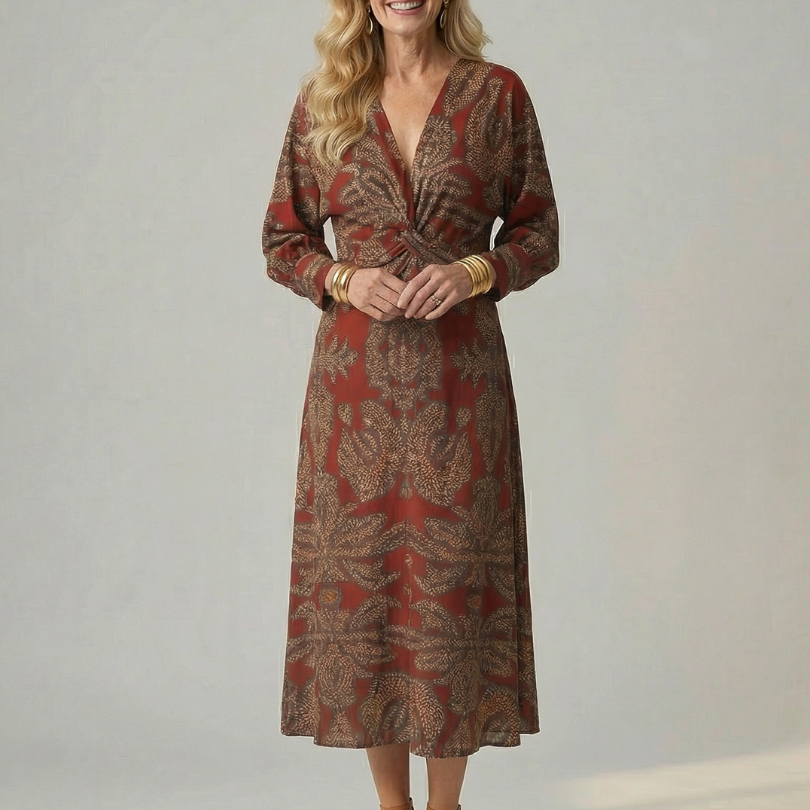 Tereza - Vestido Cruzado Maxi