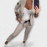 Malou - Conjunto coordinado de top, chaqueta y pantalones