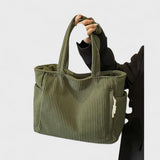 Tilda - Bolso Estriado con Detalles de Cordón