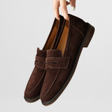 Mocasines de Ante Elegantes Anna Cómodos para el Día a Día