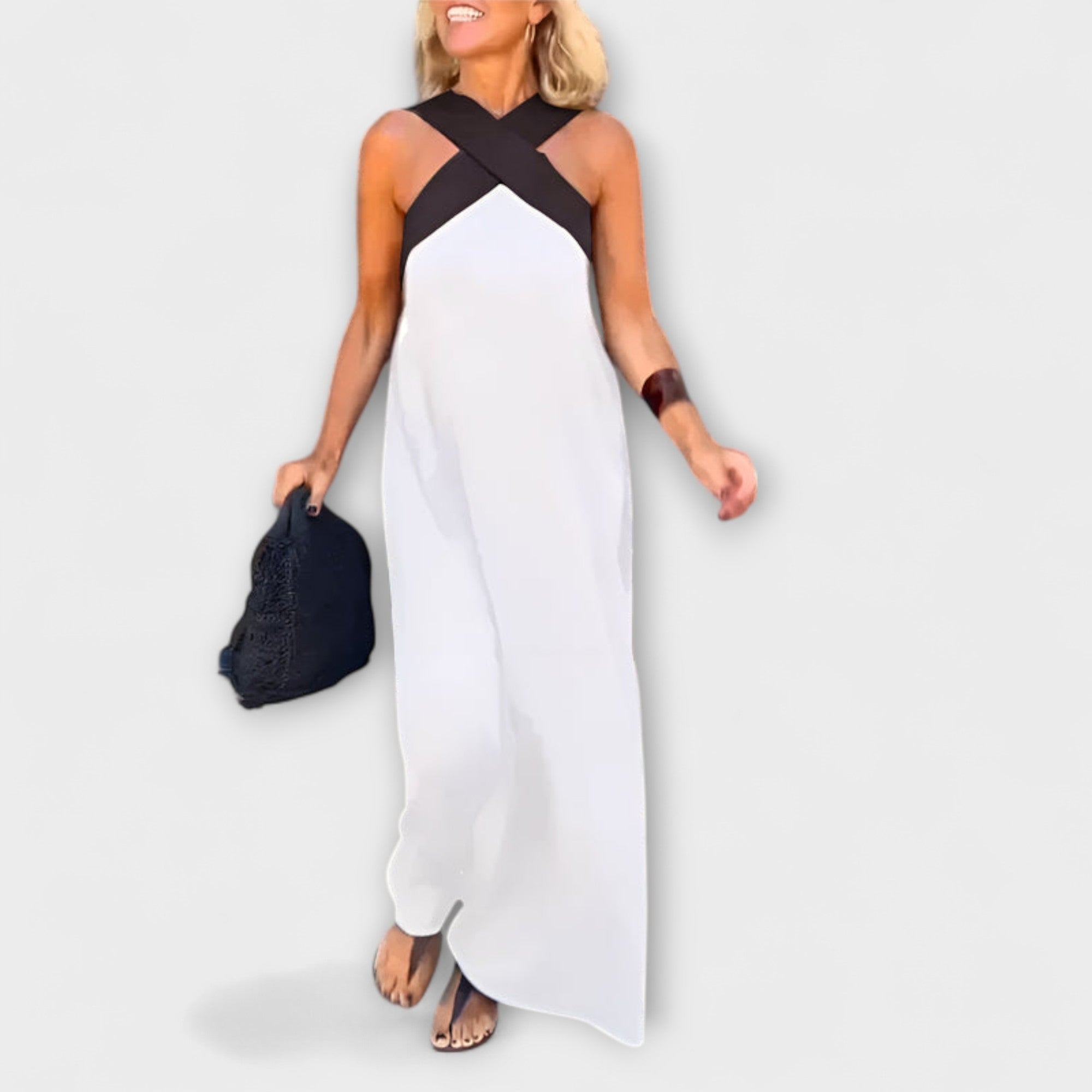 Delphine - Vestido cruzado
