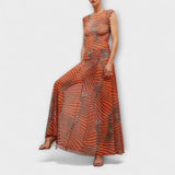 Phoenix - Body de malla brillante