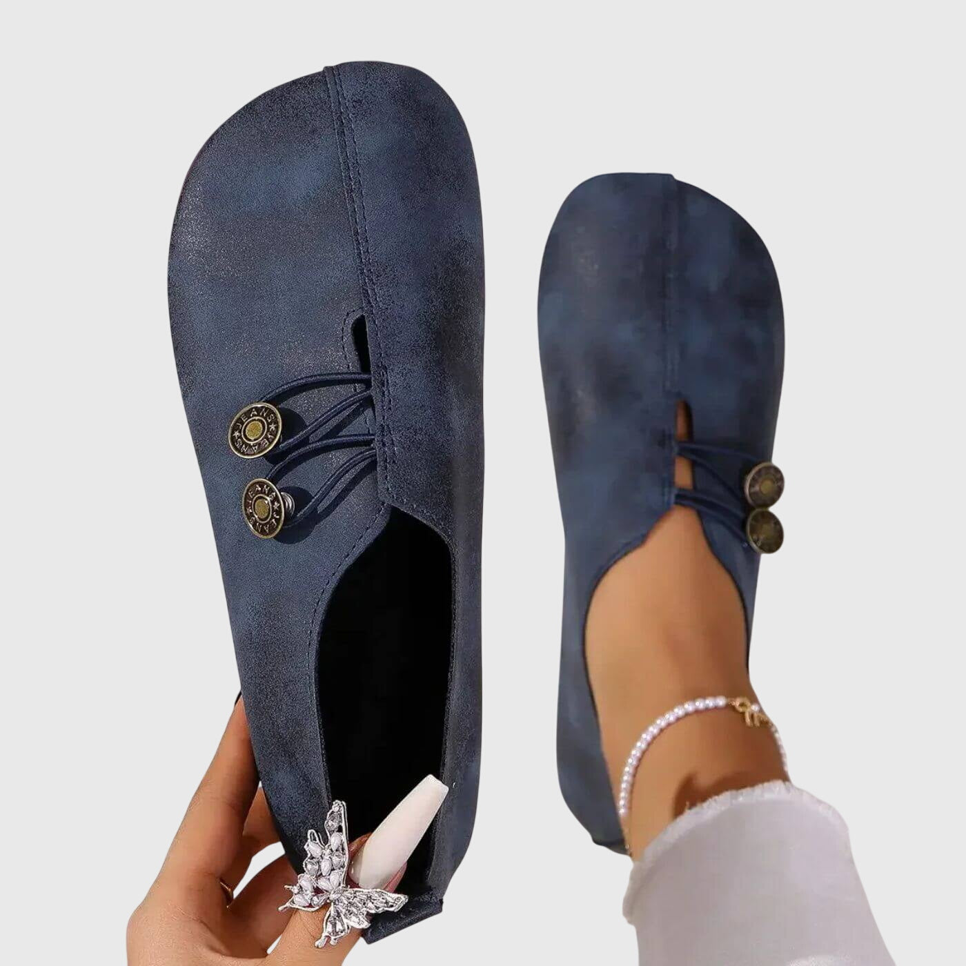 Teresa™ | Zapatos Ortopédicos de Cuero