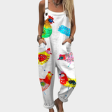 Monika - Cómodos petos estampados