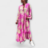 Nerina - Elegante vestido maxi floral
