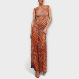 Phoenix - Body de malla brillante