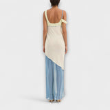 Alora - Vestido midi Thames con detalle de inserción