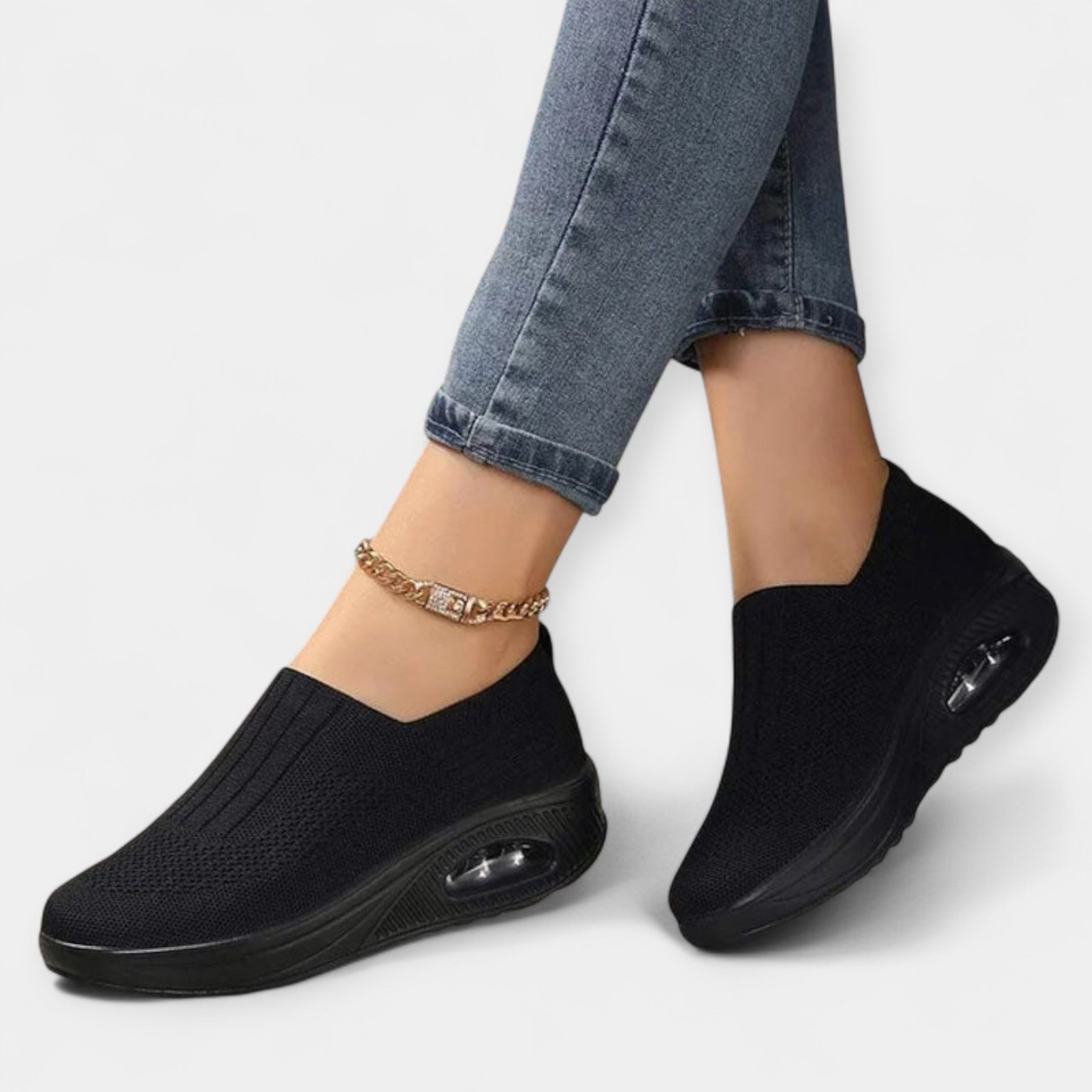 Karolína | Zapatillas Slip-on Ortopédicas Elegantes Comodidad