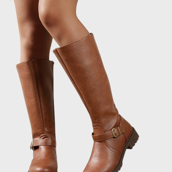 Rosavie - Botas con caña ancha