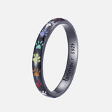 Ilduara™ | Anillo de plata con huella