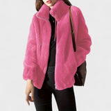 Mila | Chaqueta de peluche de lujo con cremallera