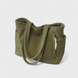 Tilda - Bolso Estriado con Detalles de Cordón