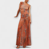 Phoenix - Body de malla brillante