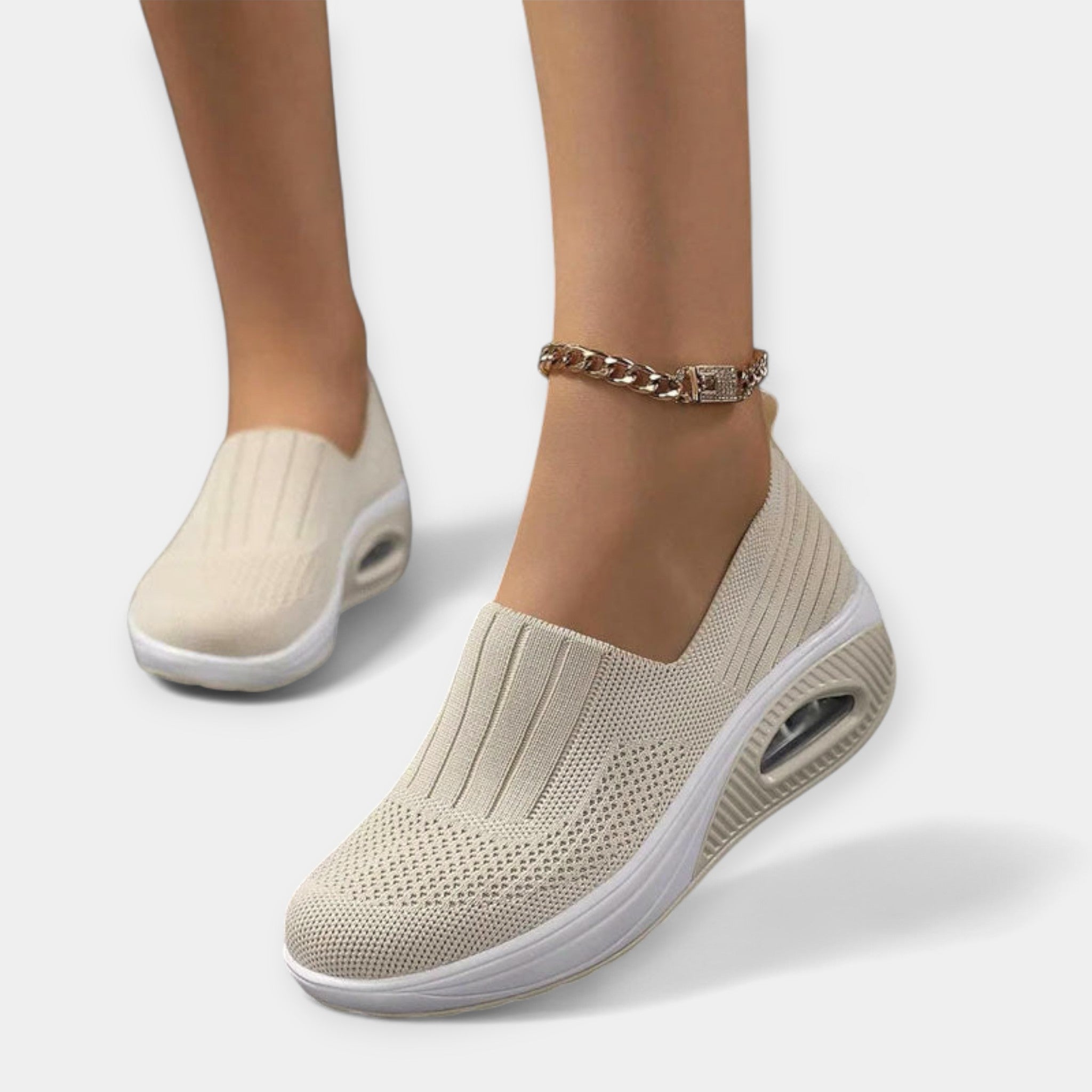 Karolína | Zapatillas Slip-on Ortopédicas Elegantes Comodidad