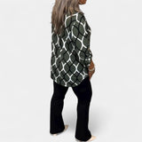 Petra - Blusa con estampado gráfico