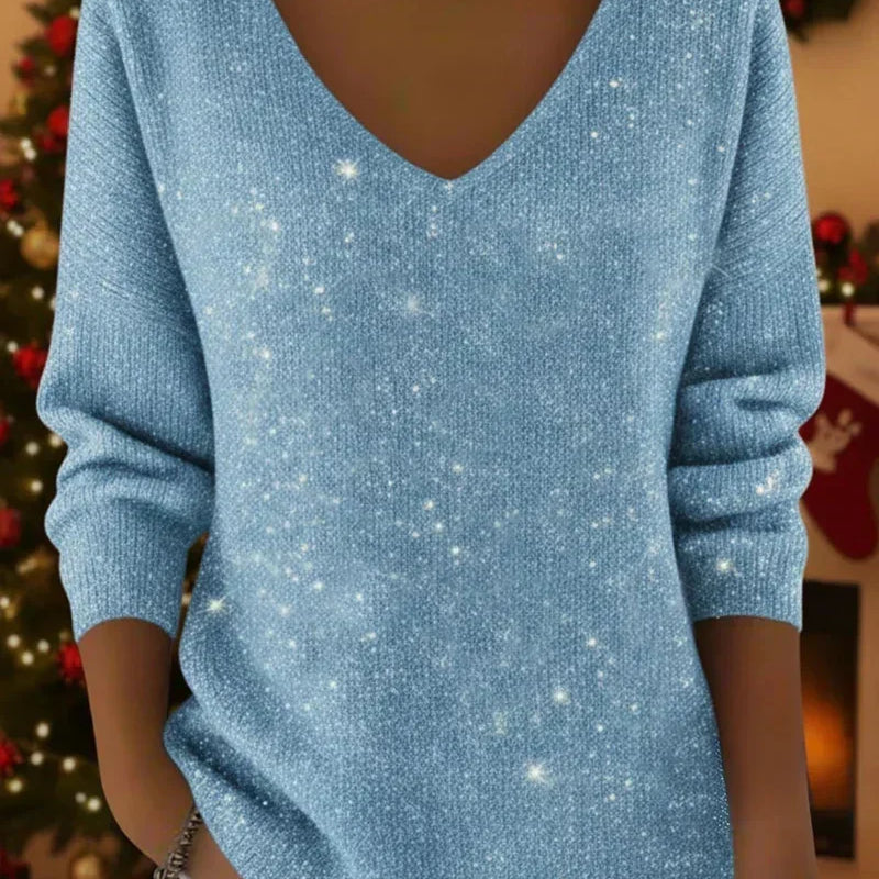 Věra | Sudadera adorable con estampado navideño de animales