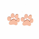 Yamira™ | Pendientes hipoalergénicos con forma de huella