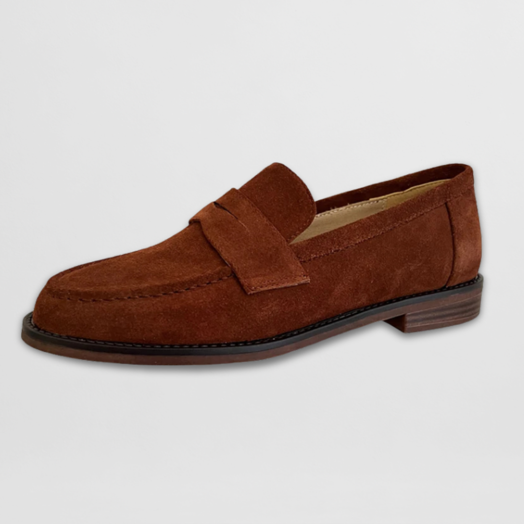 Mocasines de Ante Elegantes Anna Cómodos para el Día a Día
