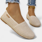 Mocasines de lino antideslizantes Sofia