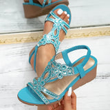 Petra - Elegantes sandalias ortopédicas de cuña para mujer
