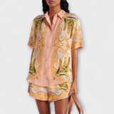 Maren - Conjunto de láminas con estampado de calidoscopio botánico vintage