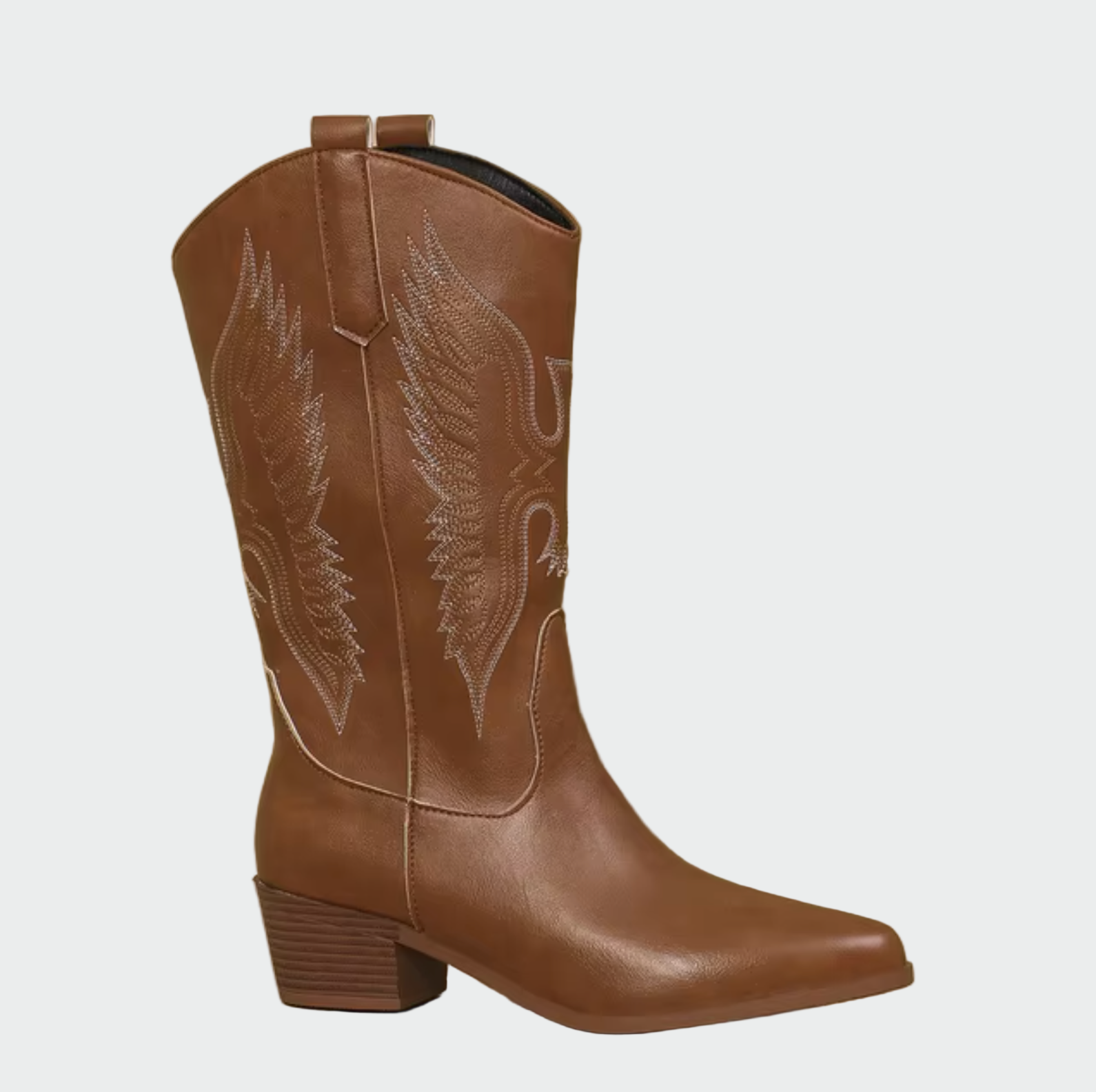 Botas de vaquero de cuero occidentales