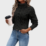 Grace | Jersey de cuello alto elegante