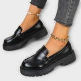 Mocasines de satén ortopédicos antideslizantes Eva Elegant