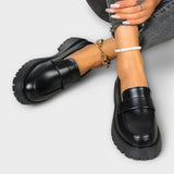 Mocasines de satén ortopédicos antideslizantes Eva Elegant