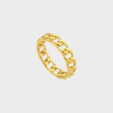 Anillo Elegante Marie con Cadena