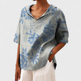 Lenka - Top elegante con escote en V