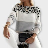 Petra – Suéter informal con diseño de leopardo