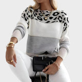 Vera | Jersey de leopardo elegante