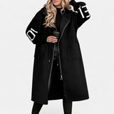Rosa - Abrigo-cardigan elegante