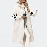 Rosa - Abrigo-cardigan elegante