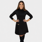 Sofia | Vestido elegante con detalle plisado