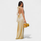 Martina - Vestido con lazo de satén