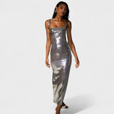 Sparkle Silver - Vestido de gala noche