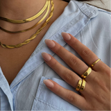 Adéla Anillo Elegante Uso Diario Minimalista