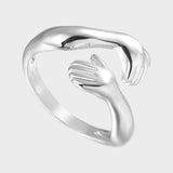 Věnceslava Elegante Anillo Moderno con Brillo Diario