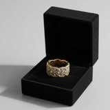 Krista | Anillo vintage de punto con circonita cúbica