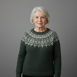 Barbora - Elegante jersey de punto de estilo vintage