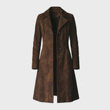 Natalia - Abrigo largo de ante
