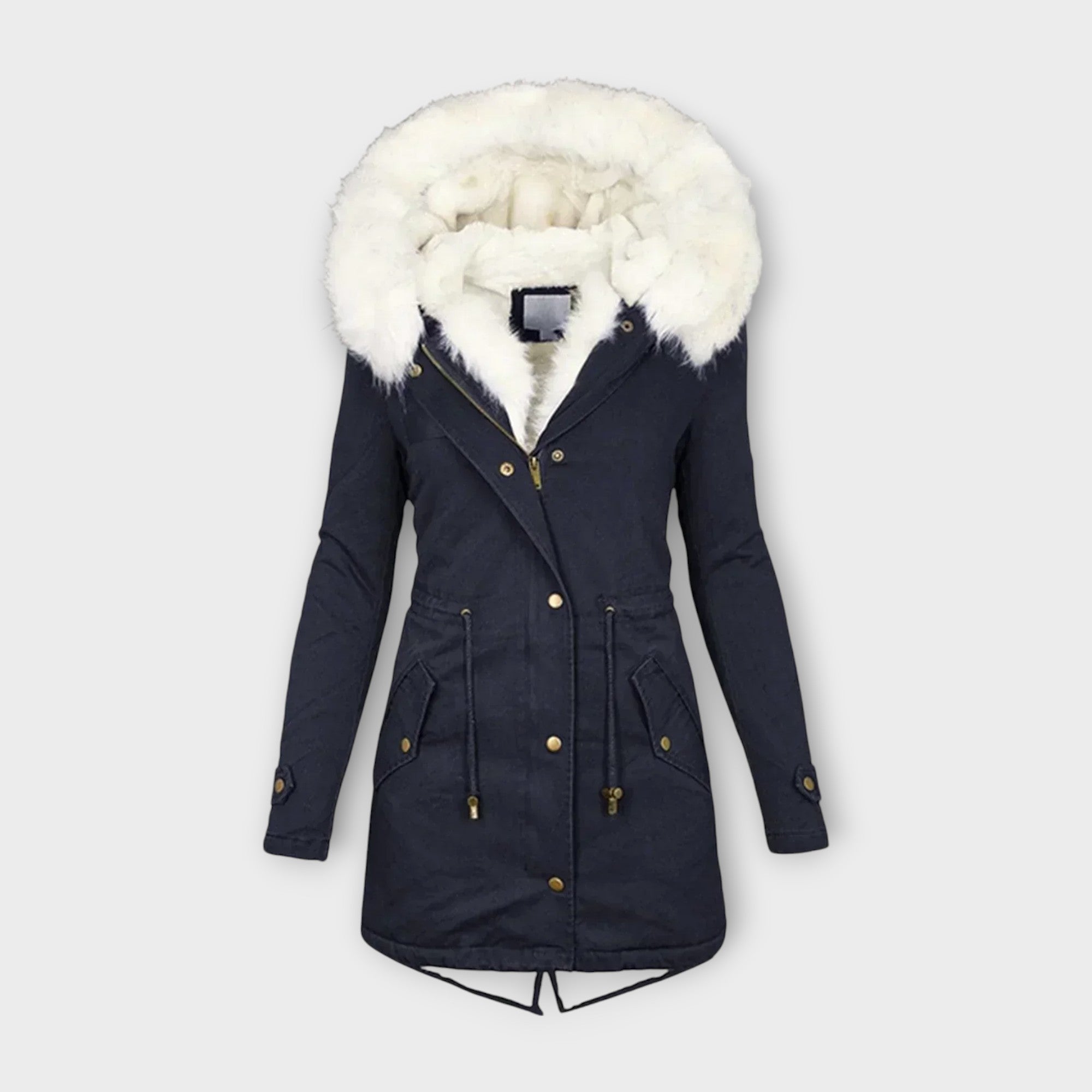 Ivara - Chaqueta de invierno impermeable y con forro de piel